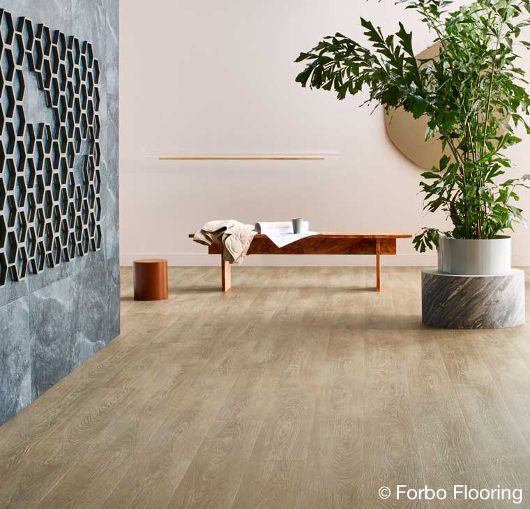 Vinylplanken in wohnlicher Holzoptik Vinylplanken in wohnlicher Holzoptik